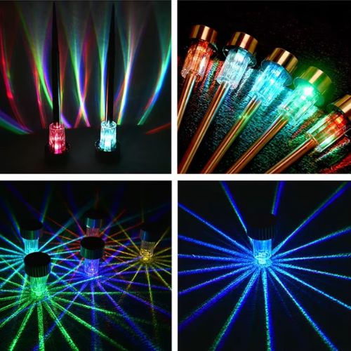 Lampe-solaire-exterieur-blanc-multicolore