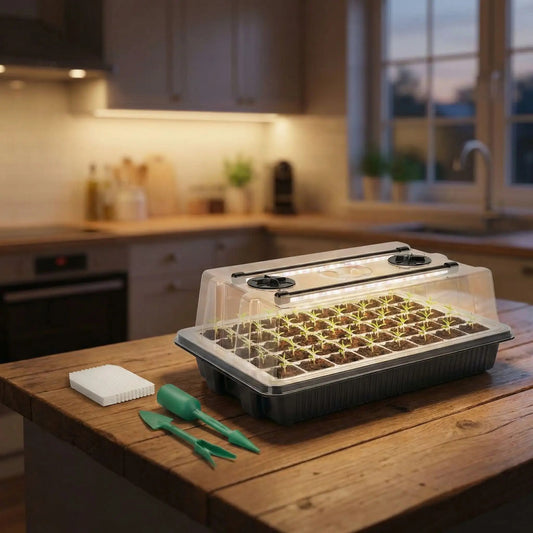 Mini-serre-à-semis-lumières