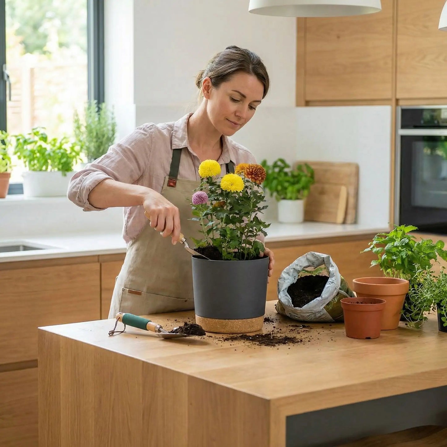 Pot-plante-intérieur-accessoir