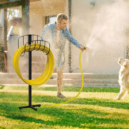 Support-tuyau-arrosage-chien