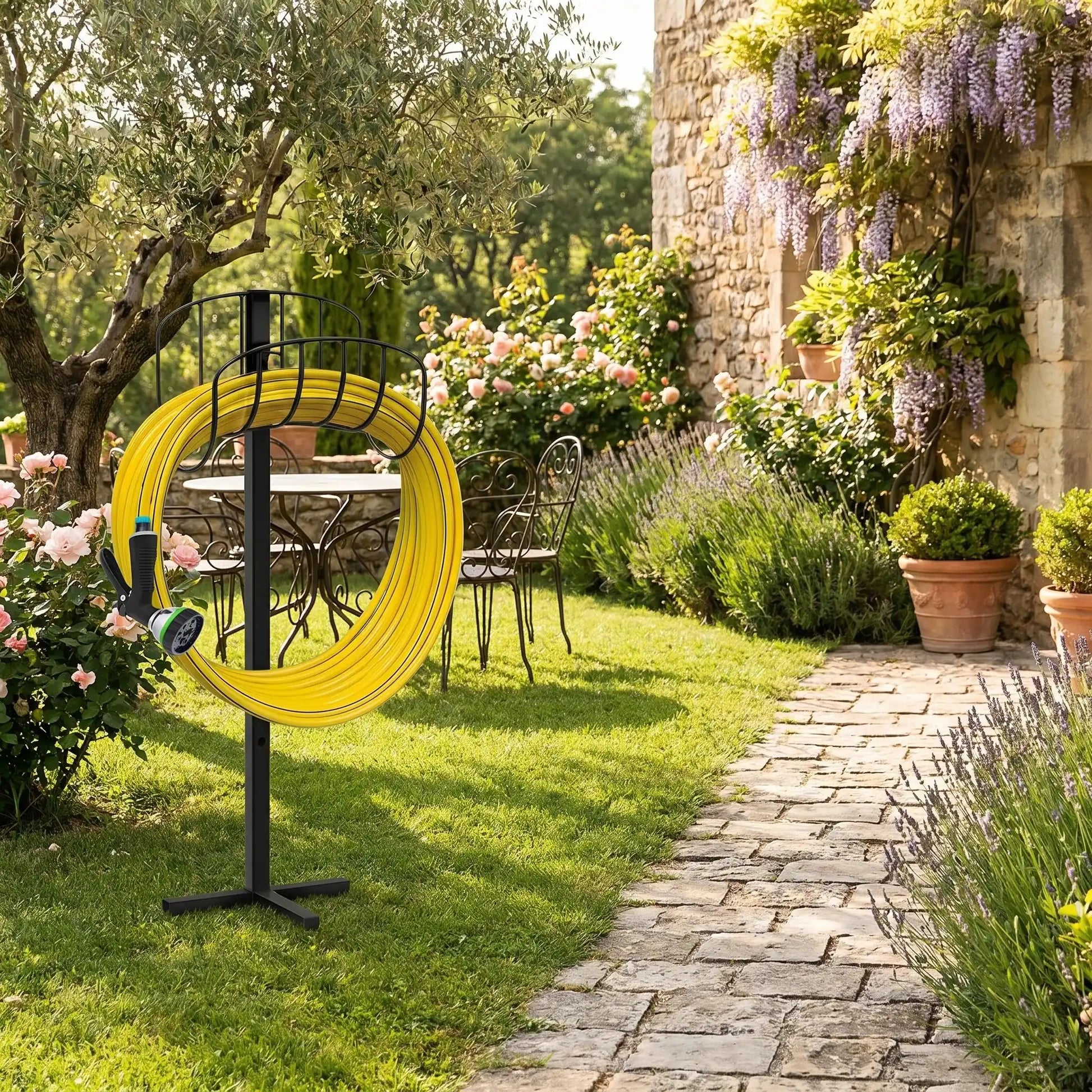 Support-tuyau-arrosage-jardin
