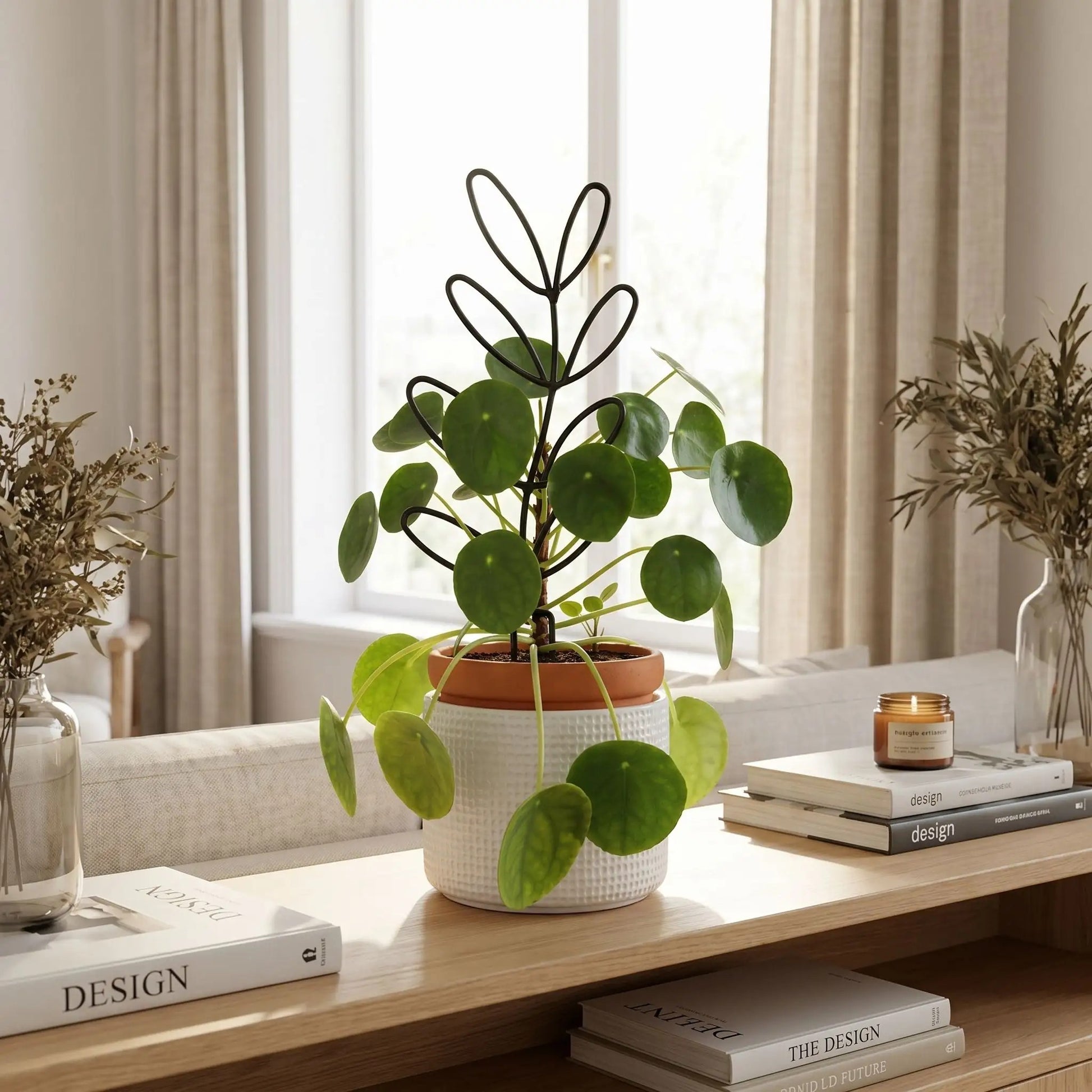 Tuteur-plante-noir