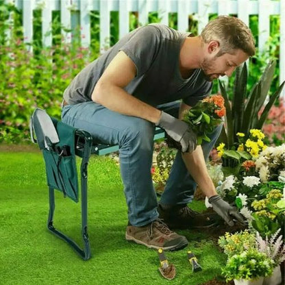 banc-de-jardinage-coussiné