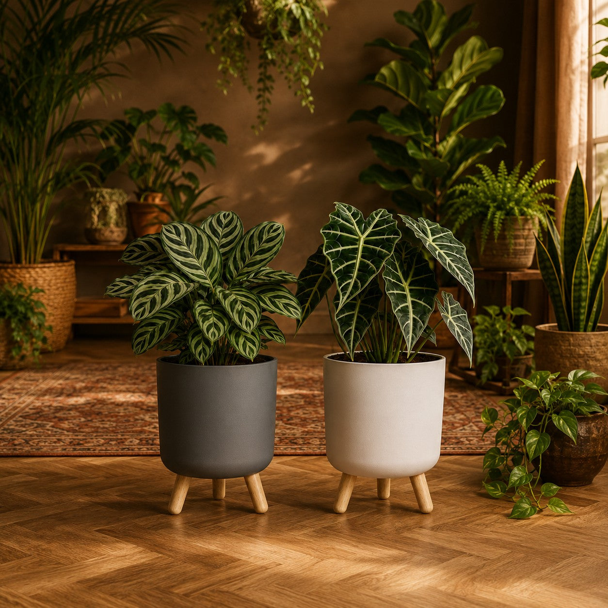 cache-pot-sur-pied-durable