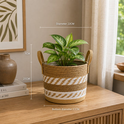 Cache pots osier | Naturel