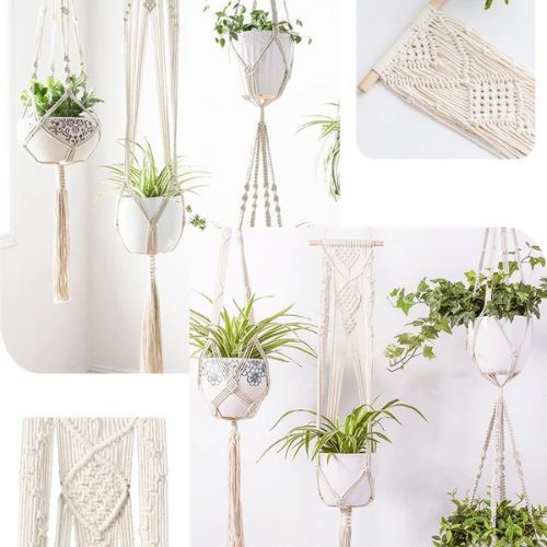Suspension plante - Porte plante en Macramé