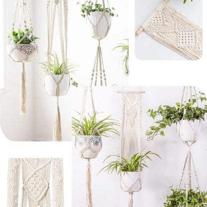 Suspension plante - Porte plante en Macramé