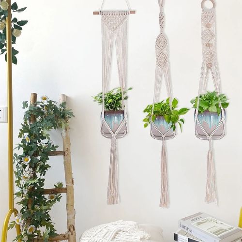 Suspension plante - Porte plante en Macramé