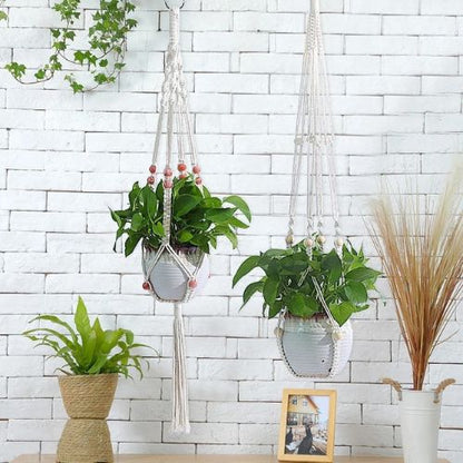 Suspension plante - Porte plante en Macramé
