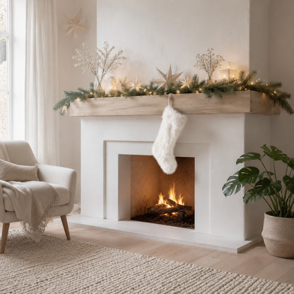 chaussette-de-noel-blanc