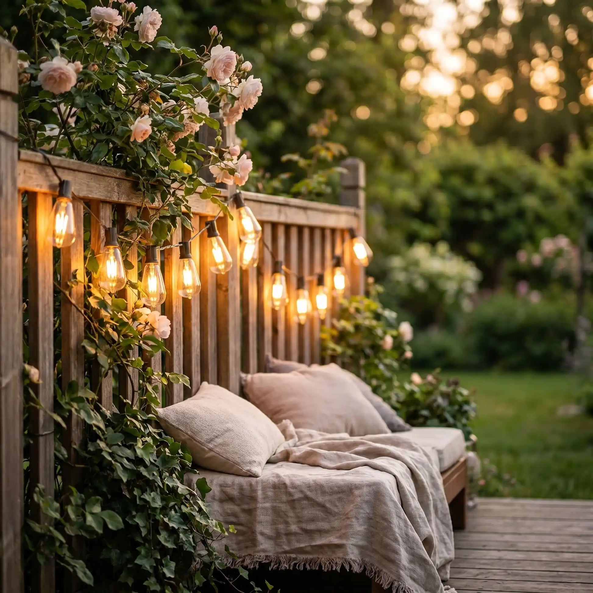 guirlande-lumineuse-extérieur-cloture