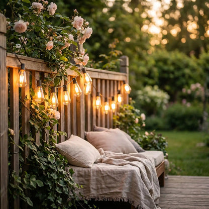guirlande-lumineuse-extérieur-cloture