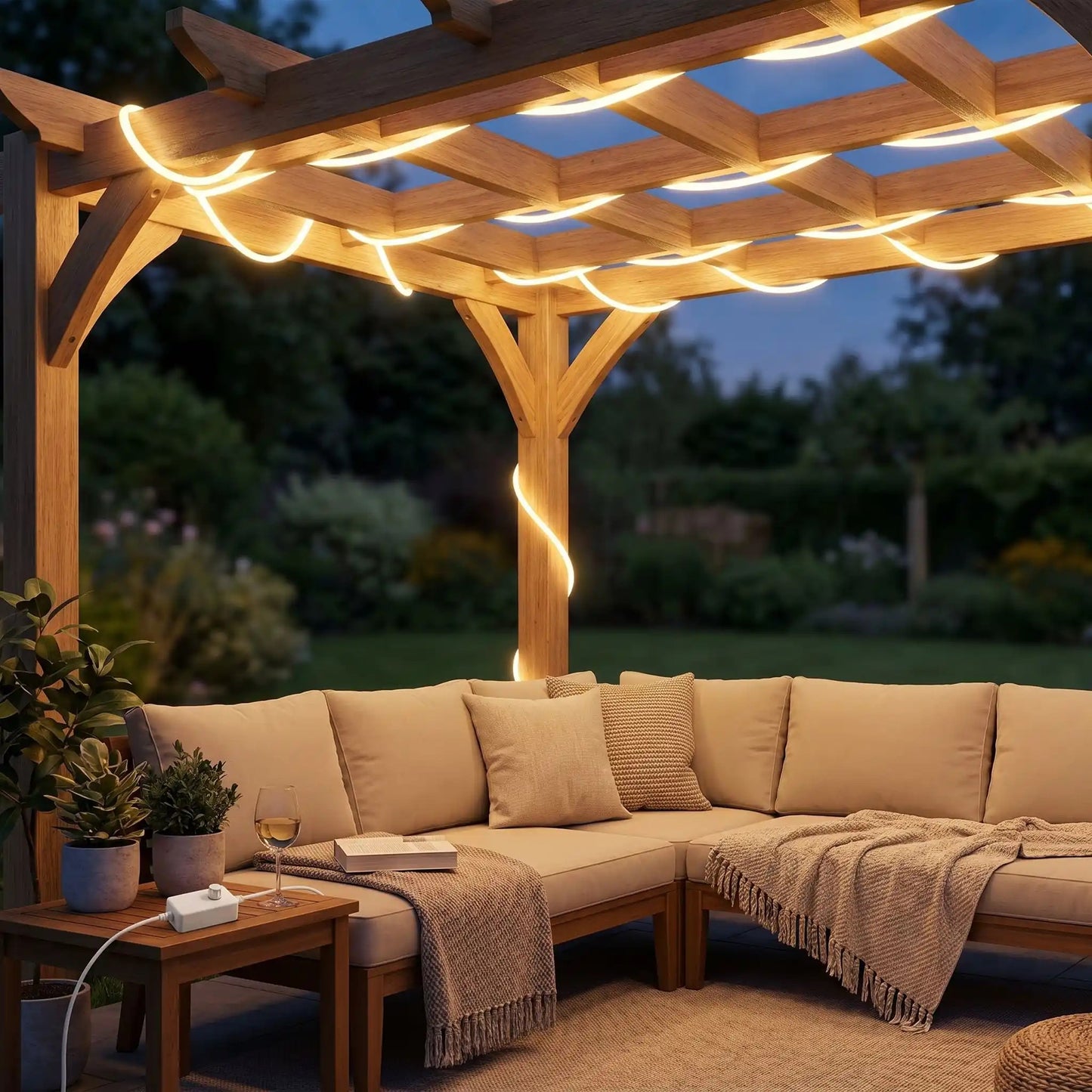 guirlande-lumineuse-extérieur-pergola