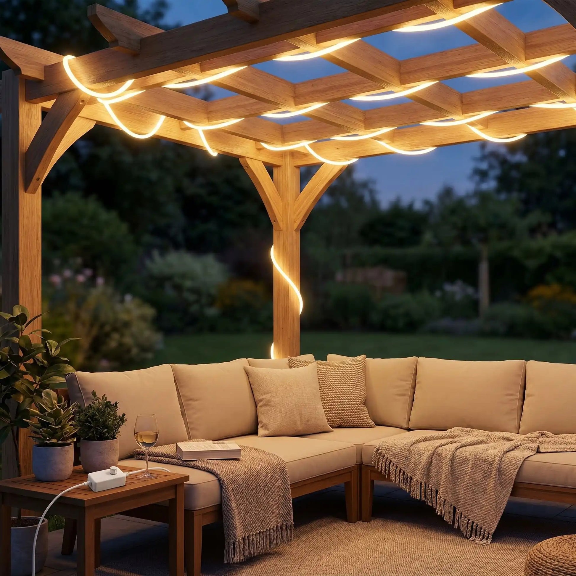 guirlande-lumineuse-extérieur-pergola