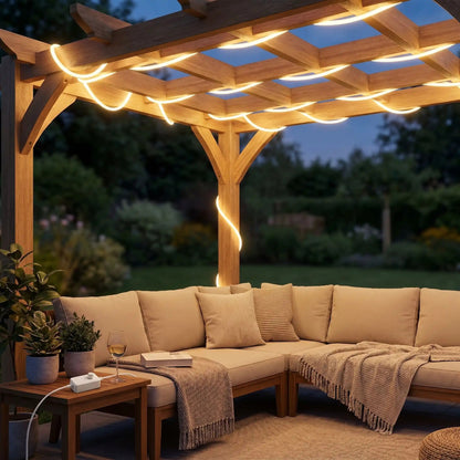 guirlande-lumineuse-extérieur-pergola