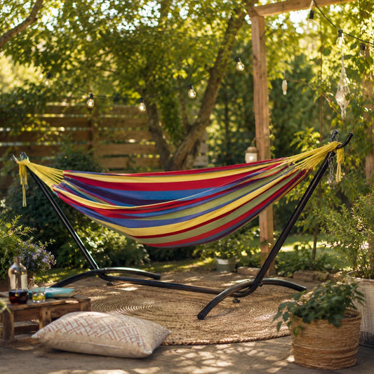 hamac-et-support-multicolor