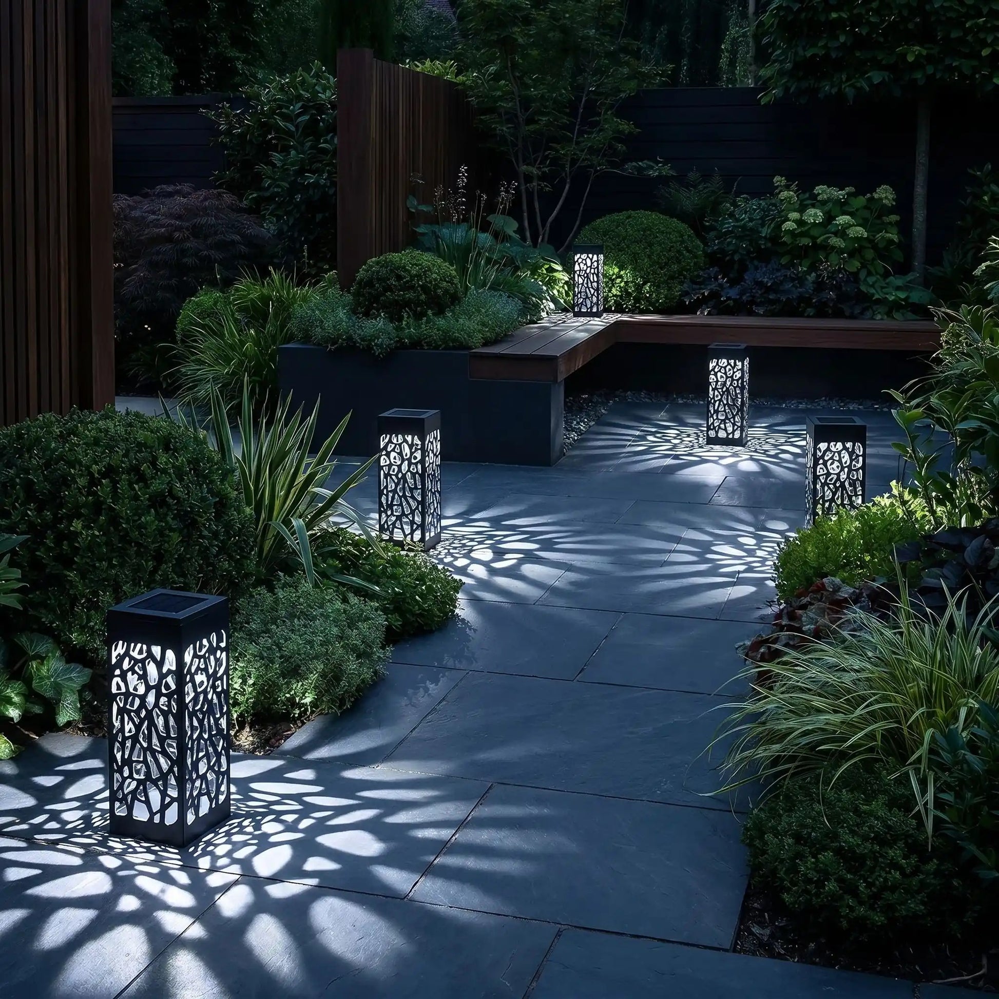 jardin-lampe-solaire-blanche
