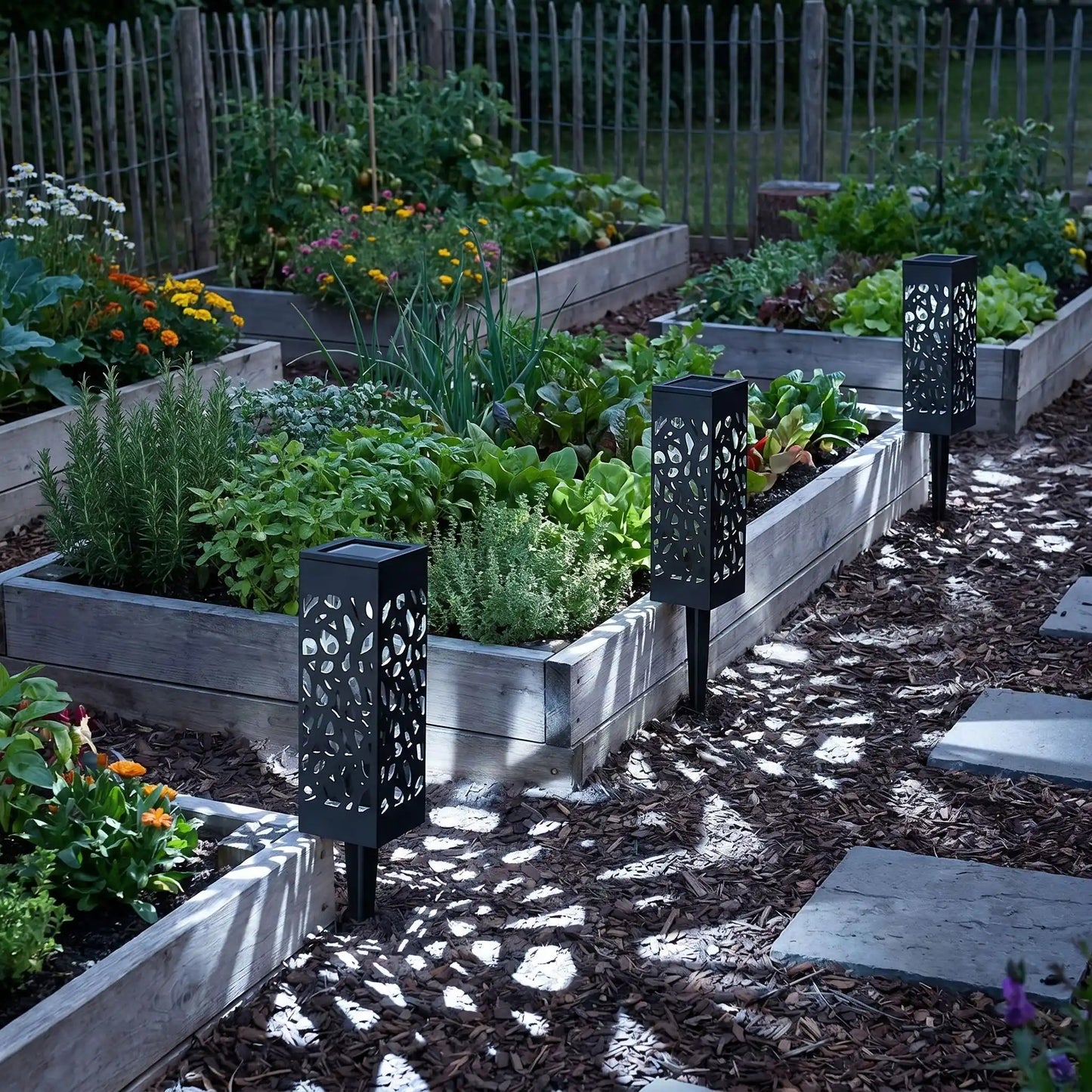 Jardin lampe solaire | Féerique