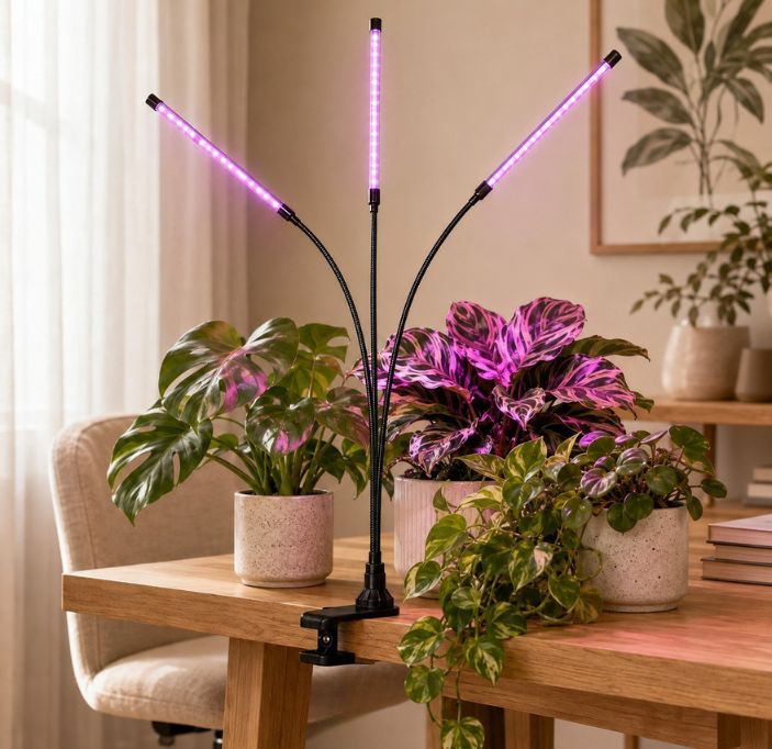 lampe-horticole-à-led-trois-têtes