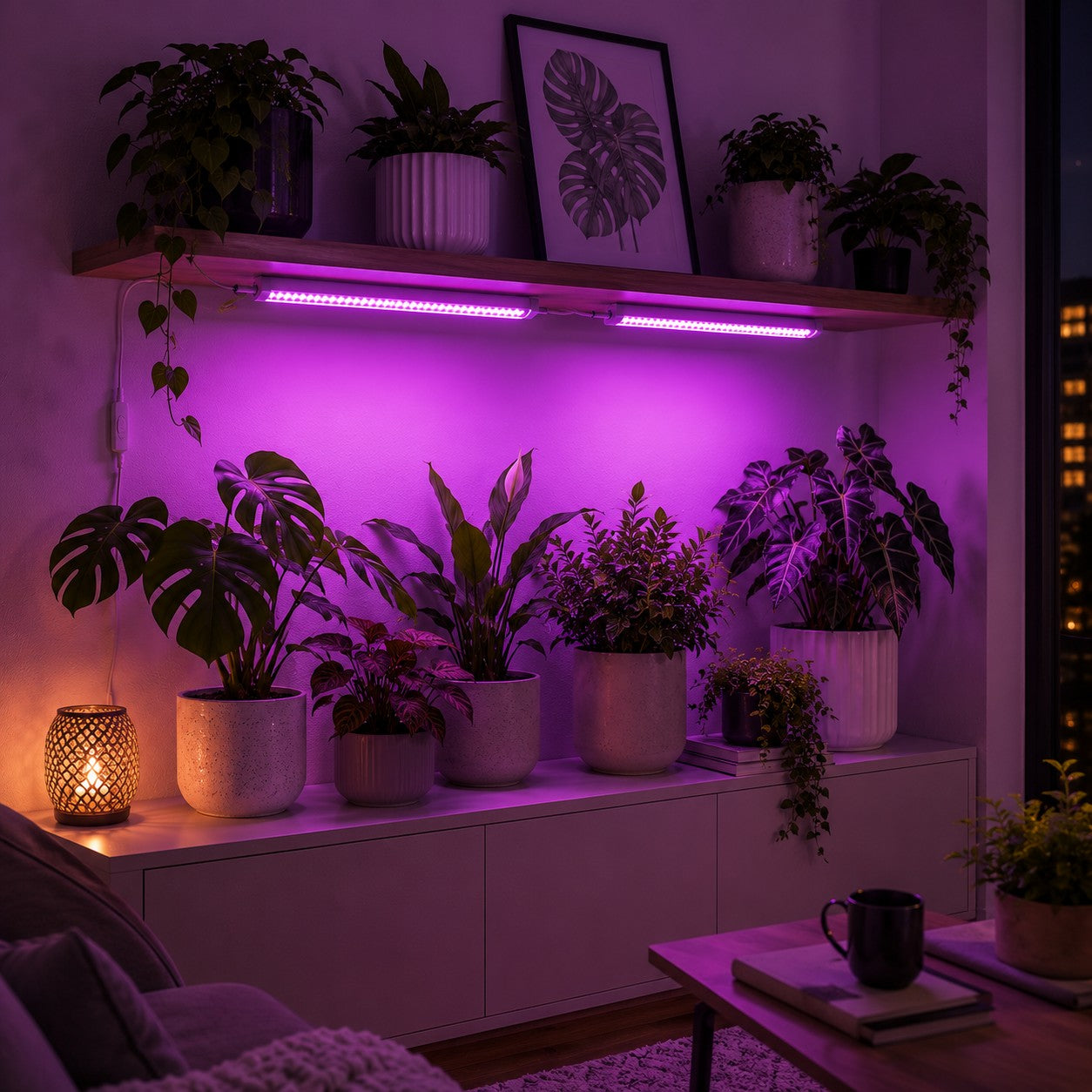 lampe-horticole-led-deux-violette