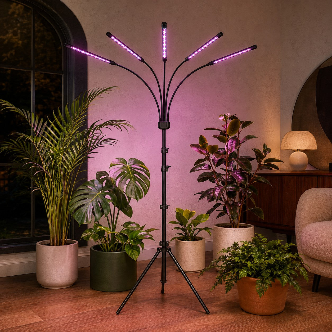 lampe-led-horticole-réglabe