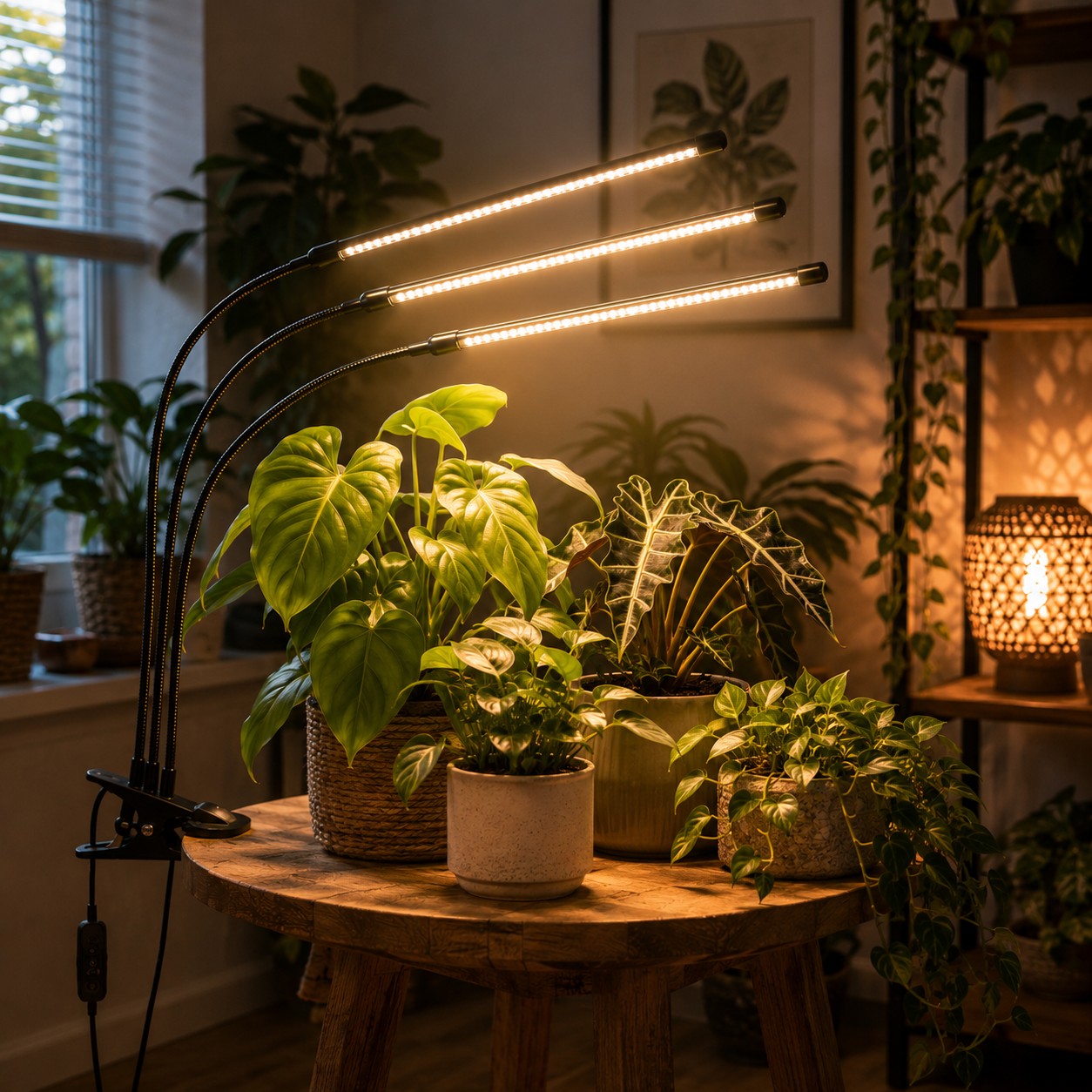 lampe-pour-les-plante-trois-têtes