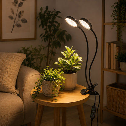 lampe-pour-plante-LED-deux-têtes