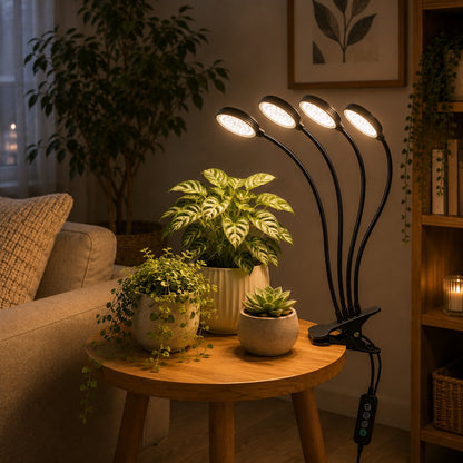lampe-pour-plante-LED-quatre-têtes