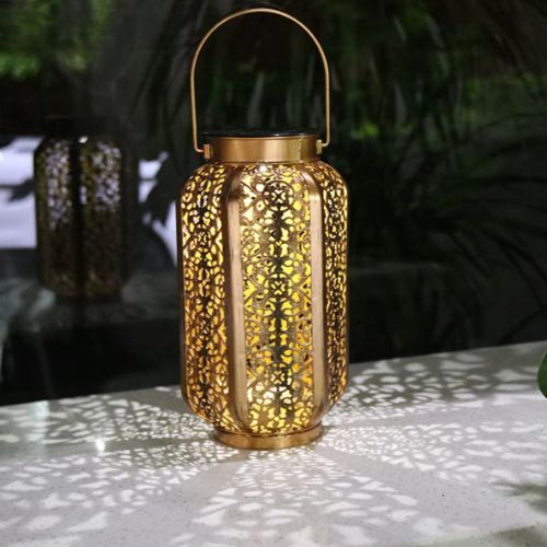 Gadgy Lot Of 2 Lanterne Solari Marocchine Con Motivo Tourbillon - Etanche, Per Esterno