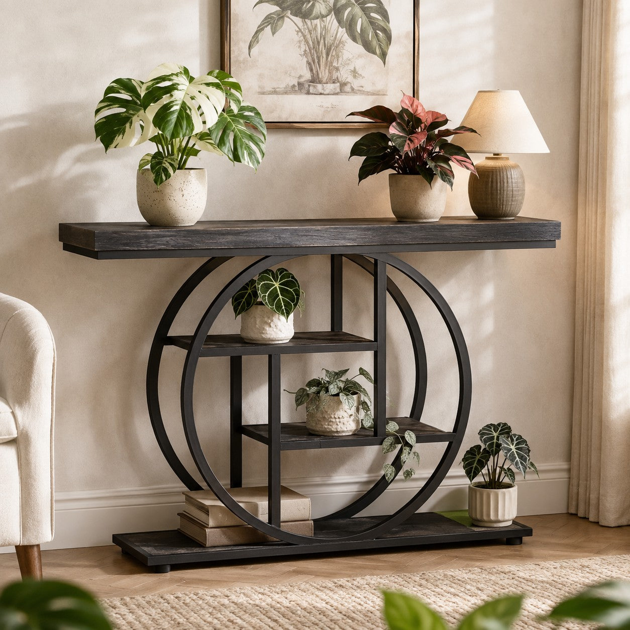 meuble-pour-plante-noir