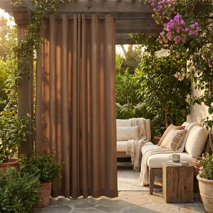 rideau-pergola-brun