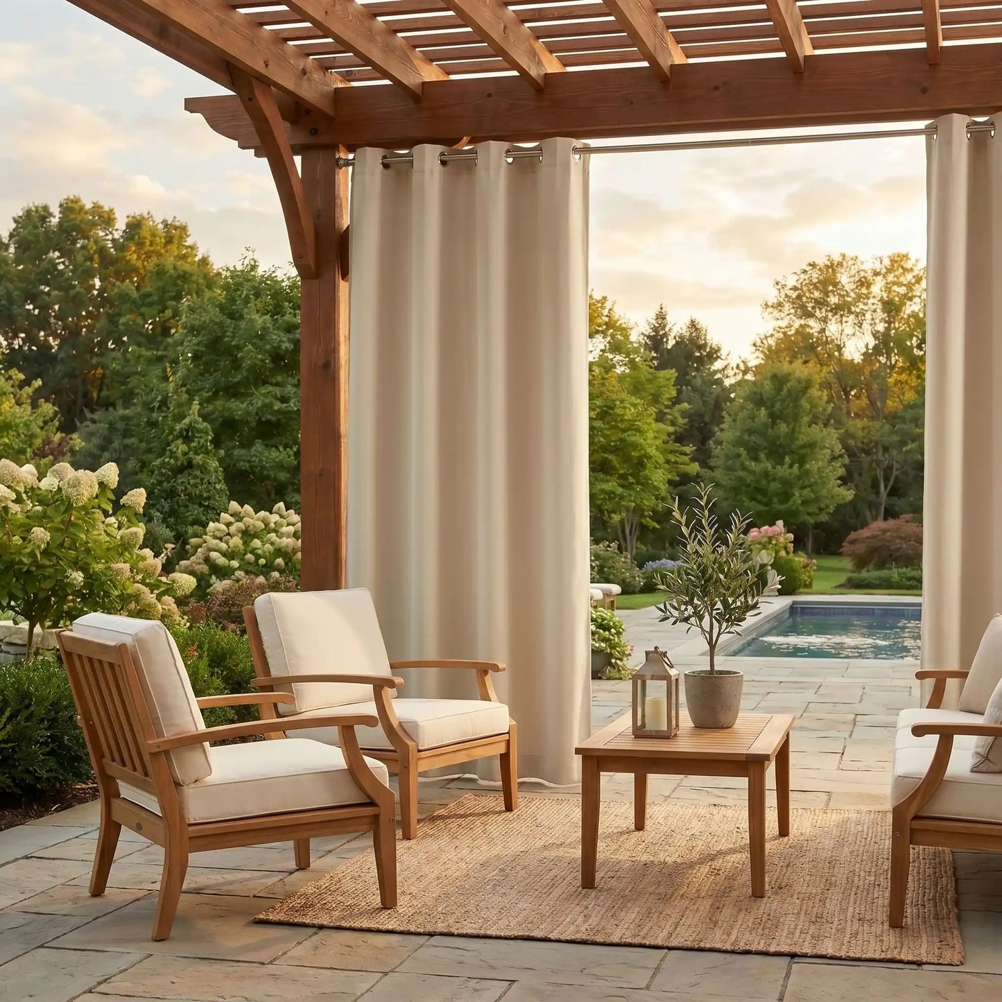 Rideau pergola | Imperméable Premium