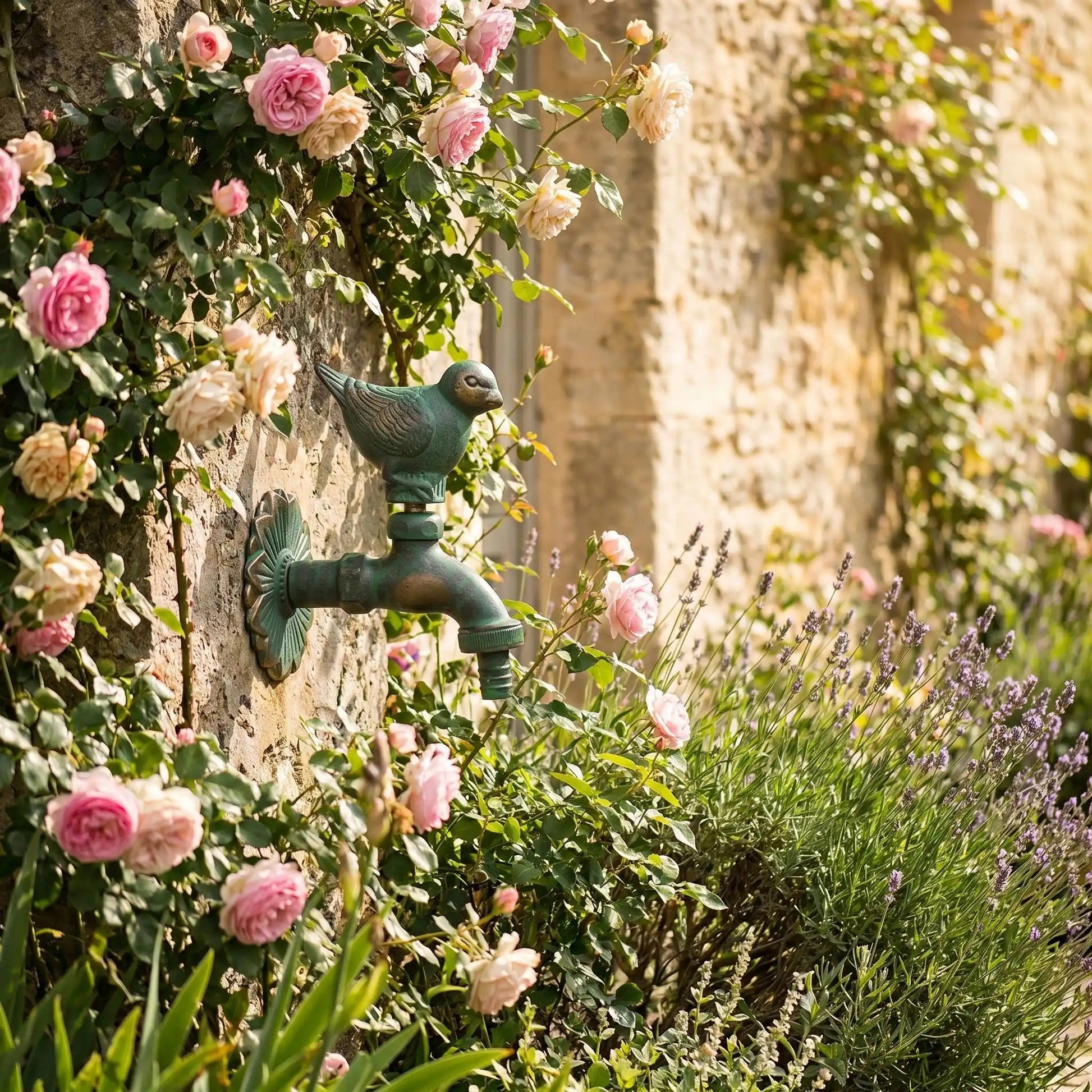 robinet-extérieur-fleurs