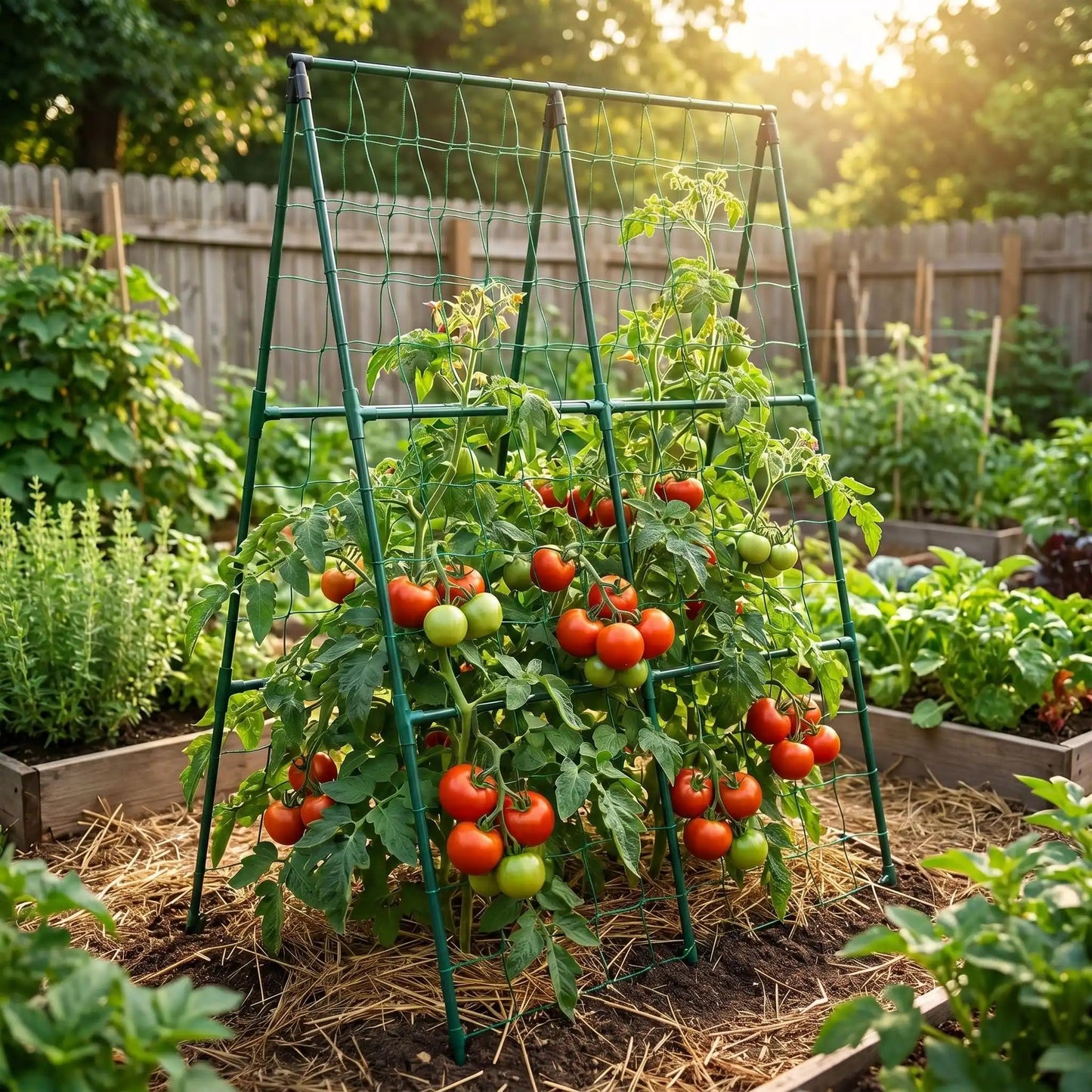 support-plante-grimpante-tomate