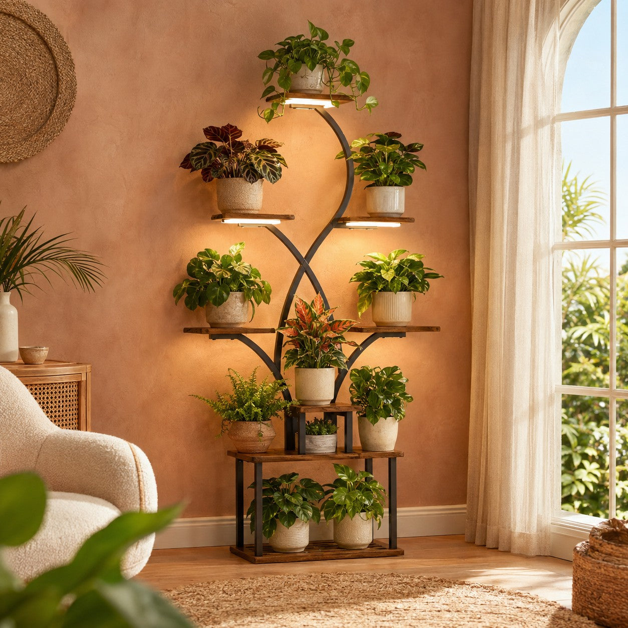 support-pour-les-plantes-métal