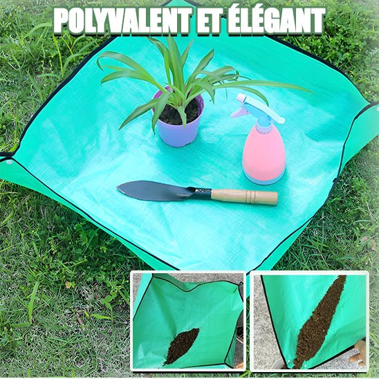 Tapis rempotage | MatGreen™ pour un rempotage facile, propre et rangé ! - Passion Horticulture
