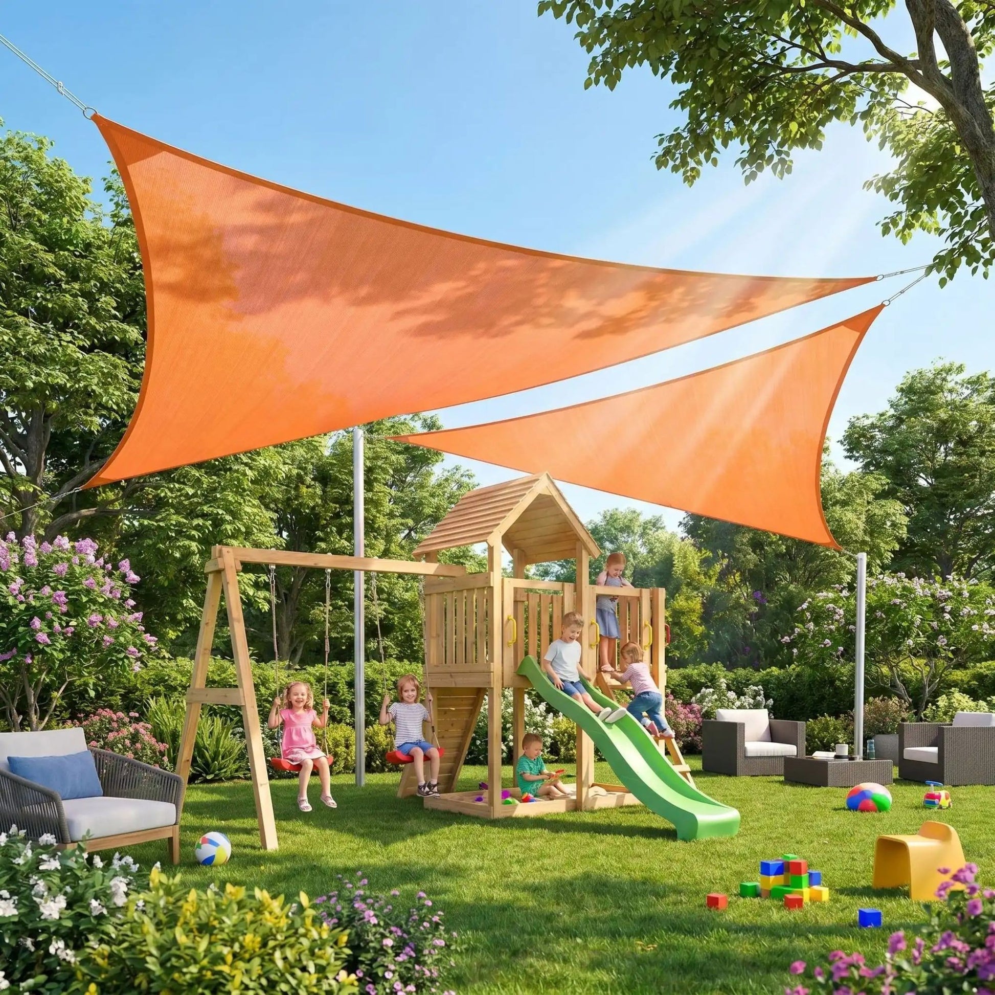 toile-d'ombrage-triangulaire-orange