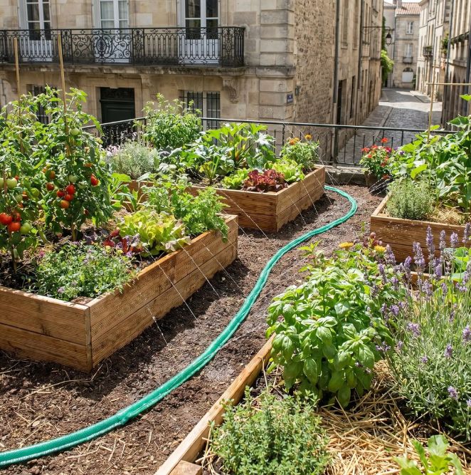 tuyau-d'arrosage-potager