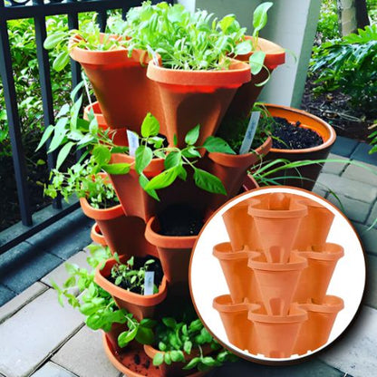 Pot de fleur - Tour à jardin