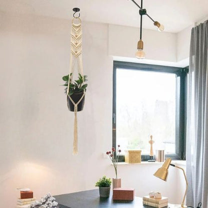Suspension plante - Porte plante en Macramé