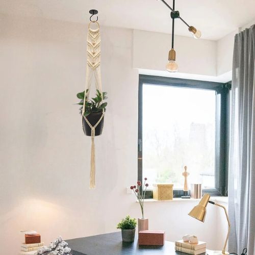 Suspension plante - Porte plante en Macramé